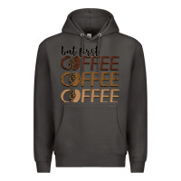 Smoke but first coffee coffee coffee Premium Hoodie - BarkalooDesign