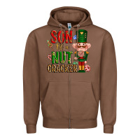 Chestnut Christmas son of a nutcracker Zipper Hoodie - NancyCooperArtShop
