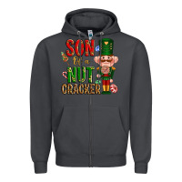 Smoke Christmas son of a nutcracker Zipper Hoodie - NancyCooperArtShop