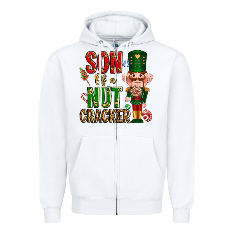 Christmas Son Of A Nutcracker Zipper Hoodie by NancyCooperArtShop | Teevron