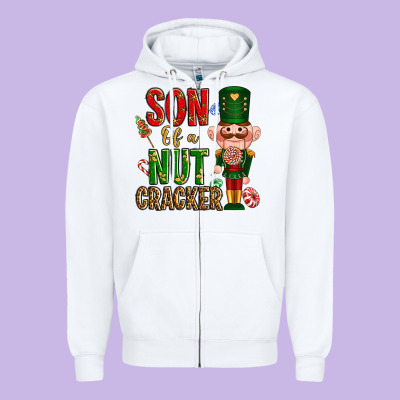 Christmas Son Of A Nutcracker Zipper Hoodie Designed By Nancycooperartshop