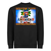 Black all American girl Heavyweight Sweatshirt - HRA Design Shop