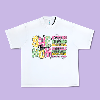 She Is Mom Urban Heavy Tee Designed By Jahusdesignshop