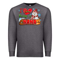 Charcoal Heather i love being a nana Premium Sweatshirt - MaliasSmallBusiness