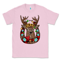 Bubblegum Pink christmas horseshoe Classic Tee - JahusDesignShop