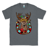 Charcoal Heather christmas horseshoe Classic Tee - JahusDesignShop