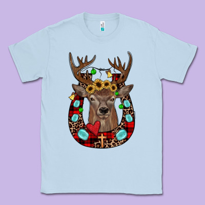 Christmas Horseshoe Classic Tee Designed By Jahusdesignshop