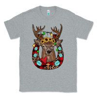 Heather Grey christmas horseshoe Classic Tee - JahusDesignShop