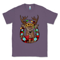 Lavender christmas horseshoe Classic Tee - JahusDesignShop