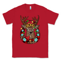Red christmas horseshoe Classic Tee - JahusDesignShop
