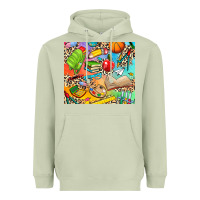 Matcha school elements Heavyweight Hoodie - NancyCooperArtShop