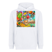 White school elements Heavyweight Hoodie - NancyCooperArtShop