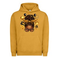 Pigment Peanut Butter new year's eve afro messy bun Urban Hoodie - texasbilliewilder