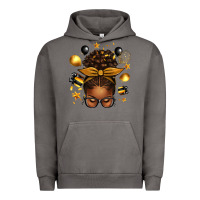 Pigment Tornado new year's eve afro messy bun Urban Hoodie - texasbilliewilder