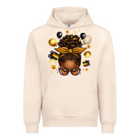 Sandshell new year's eve afro messy bun Urban Hoodie - texasbilliewilder