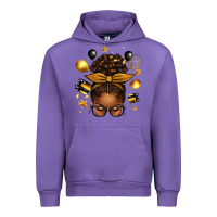 Tulip new year's eve afro messy bun Urban Hoodie - texasbilliewilder