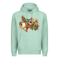 Seafoam horseshoe cowhide cactus patch Premium Hoodie - AdoDesignShop