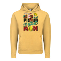 Vintage Mustard loud and proud softball mom Vintage Hoodie - Zillion Design Studio