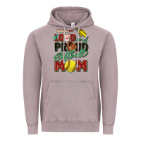 Vintage Zinc loud and proud softball mom Vintage Hoodie - Zillion Design Studio