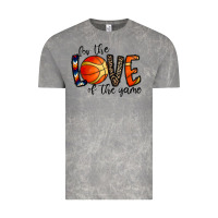 Cloud Rock for the love of the game basketball Vintage Tee - CowhideDigitalArt