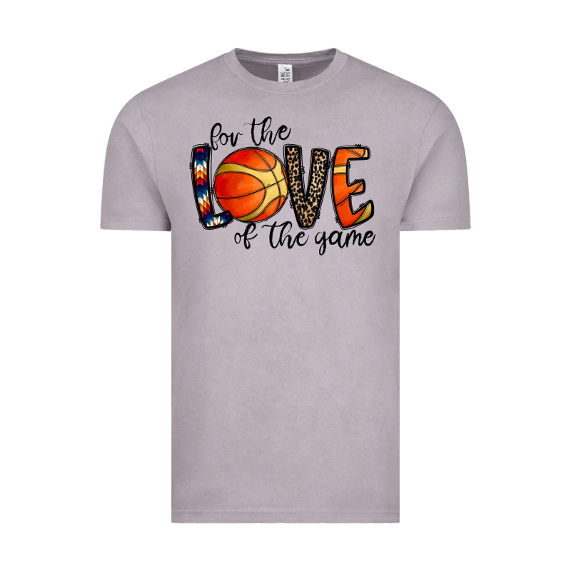 For The Love Of The Game Basketball Vintage Tee by CowhideDigitalArt | Teevron
