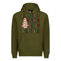 Army Green dang debbie christmas tree cake Premium Hoodie - Jasminsmagicworld