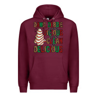 Burgundy dang debbie christmas tree cake Premium Hoodie - Jasminsmagicworld