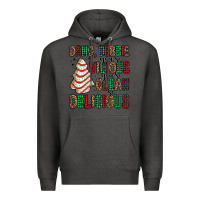 Charcoal Heather dang debbie christmas tree cake Premium Hoodie - Jasminsmagicworld