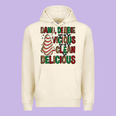 Dang Debbie Christmas Tree Cake Premium Hoodie Designed By Jasminsmagicworld