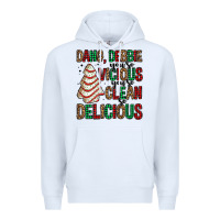 White dang debbie christmas tree cake Premium Hoodie - Jasminsmagicworld