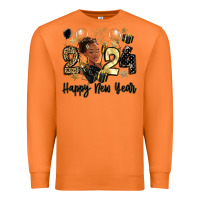Carrot 2024 happy new year black woman Premium Sweatshirt - MaliasSmallBusiness