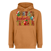 Meerkat santas favorite teacher Heavyweight Hoodie - NancyCooperArtShop