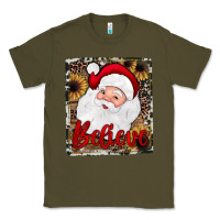 Army Green believe santa Classic Tee - JahusDesignShop