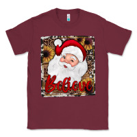 Burgundy believe santa Classic Tee - JahusDesignShop