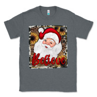 Charcoal Heather believe santa Classic Tee - JahusDesignShop