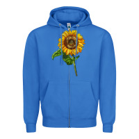 True Royal mammoth sunflower Zipper Hoodie - LillyAllenDesigns