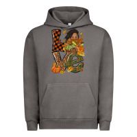 Pigment Tornado Love Fall with afro woman Urban Hoodie - NancyCooperArtShop