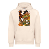 Sandshell Love Fall with afro woman Urban Hoodie - NancyCooperArtShop
