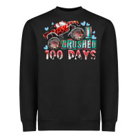 Black i crushed 100 days Heavyweight Sweatshirt - RacoonDesign