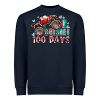 Navy i crushed 100 days Heavyweight Sweatshirt - RacoonDesign