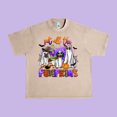 Pet All The Pupkins Urban Heavy Tee Designed By Adodesignshop
