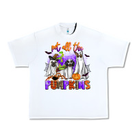 White pet all the pupkins Urban Heavy Tee - AdoDesignShop