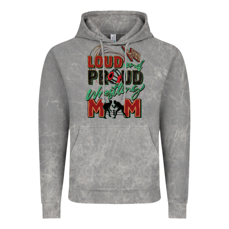 Loud And Proud Wrestling Mom Vintage Hoodie by Zillion Design Studio | Teevron
