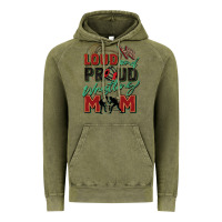 Vintage Olive loud and proud wrestling mom Vintage Hoodie - Zillion Design Studio