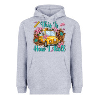 Heather Grey this is how i roll Heavyweight Hoodie - NancyCooperArtShop