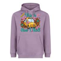 Lavender this is how i roll Heavyweight Hoodie - NancyCooperArtShop