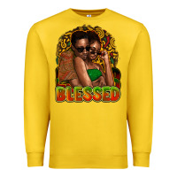Lemon black couple blessed Premium Sweatshirt - NancyCooperArtShop
