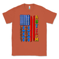 Copper autism american flag Classic Tee - AdoDesignShop