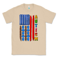 Mushroom autism american flag Classic Tee - AdoDesignShop