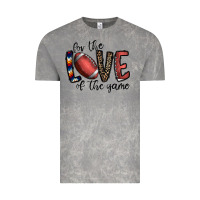 Cloud Rock for the love of the game football Vintage Tee - CowhideDigitalArt